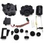 YU-NIYUT 1 Set Assembled Metal Gears with 370 Motor Speed Change Gear Box for WPL B1 B24 B16 B36 C24 1/16 4WD 6WD RC Car DIY Accessories