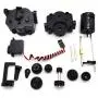 YU-NIYUT 1 Set Assembled Metal Gears with 370 Motor Speed Change Gear Box for WPL B1 B24 B16 B36 C24 1/16 4WD 6WD RC Car DIY Accessories