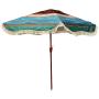 South Bay Board Co. - Premium Beach Umbrella - Extra Large for Complete Shade Coverage for 2 People -with XL Wind Vent, Stainless Metal Parts, and an Easy Crank Lift -Includes Carry Bag