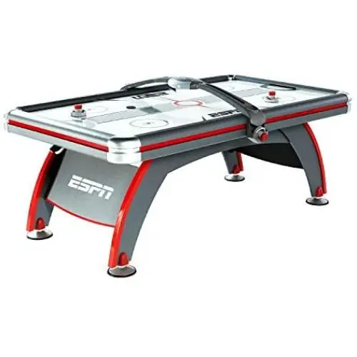 ESPN Sports Air Hockey Game Table: Indoor Arcade Gaming Set with Electronic Score System and Sound Effects - Available in Multiple Styles ESPN Sports Air Hockey Game Table: Indoor Arcade Gaming Set with Electronic Score System and Sound Effects - Available in Multiple Styles