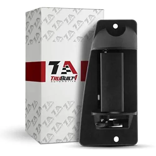 T1A Outside Door Handle Replacement for 1999-2007 Chevy Silverado and GMC Sierra, Fits Rear Right Side Passengers Door of Extended Cab, Black Color, T1A-15758171 T1A Outside Door Handle Replacement for 1999-2007 Chevy Silverado and GMC Sierra, Fits Rear Right Side Passengers Door of Extended Cab, Black Color, T1A-15758171