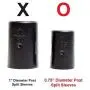 APOLLO HARDWARE 3/4 Inch Shelf Clips/Split Sleeves, Black(3/4'' & 19.1mm Diameter Post Size)(2 Pack) APOLLO HARDWARE 3/4 Inch Shelf Clips/Split Sleeves, Black(3/4'' & 19.1mm Diameter Post Size)(2 Pack)