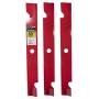 Maxpower 561139B Heavy Duty 3-Blade Set for 60'' Cut Exmark Replaces 103-6403, 103-6403-S, Red