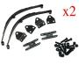RC-FAST Black 1 Set Leaf Springs Set HighLift Chassis for D90 1/10 RC Crawler Car Upgrade Parts