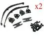 RC-FAST Black 1 Set Leaf Springs Set HighLift Chassis for D90 1/10 RC Crawler Car Upgrade Parts RC-FAST Black 1 Set Leaf Springs Set HighLift Chassis for D90 1/10 RC Crawler Car Upgrade Parts