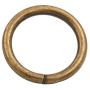 BIKICOCO 1/2 Metal O-Ring Buckle Connector Round Loops Non Welded for Bags Webbing Purse and Belt Straps, Bronze, Pack of 100