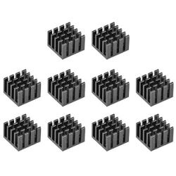 uxcell Electronic Radiators Heatsink for MOS GPU IC Chip Black 14 x 14 x 10 mm 10pcs