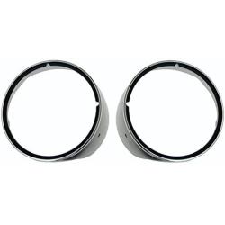 Auto Metal Direct Headlamp Bezels w/Chrome Trim - Pair - 69 Camaro (Standard)