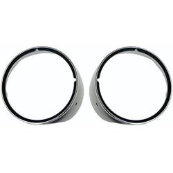 Auto Metal Direct Headlamp Bezels w/Chrome Trim - Pair - 69 Camaro (Standard)