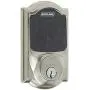 Schlage Z-Wave Connect Camelot Touchscreen Deadbolt with Built-In Alarm, Satin Nickel, BE469 CAM 619, Works with Alexa via SmartThings, Wink or Iris Schlage Z-Wave Connect Camelot Touchscreen Deadbolt with Built-In Alarm, Satin Nickel, BE469 CAM 619, Works with Alexa via SmartThings, Wink or Iris