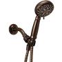 Moen 23046BRB Banbury 5-Spray Hand Shower with Hose and Bracket, 4-Inch Diameter, 4 Inch, Mediterranean Bronze