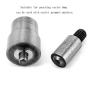 QWORK 1/4 inch Eyelet Buckle Mold, Heavy Duty Metal Grommet Die Mold, Hand Press Machine Setter
