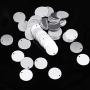 Blank Stamping Tags Round Stamping Tags Metal Pendants Tags, 1 Inch with Hole 0.06 Inch Thickness for Craft (50 Pieces)