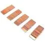 Easycargo 100pcs 12 Sizes 15mm Copper Pad Shim Thermal Kit, Pure Copper Heatsink C1100, Low Profile Copper Plate Cooler Heat Sink for Cooling PC Components Laptop IC Chips CPU VGA RAM VRAM M.2 SSD