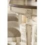 Signature Design by Ashley Realyn Dining Room Extension Table, Chipped White