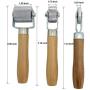 POWERWORKS Set of 3 Automotive Car Sound Deadening Hand Wheel Roller Metal Wood Tool Fit for Noise Deadener Heat Abatement Mat