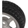 BQLZR Plastic RC 1:10 Drift Tires & Grey Aluminum Alloy 5 Spokes Wheels Pack of 4