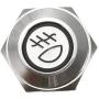 ESUPPORT 12V Car Vehicle Red LED Light Fog Push Button Metal Toggle Switch 16mm