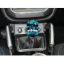 Lunsom Skull Shift Knobs Resin Shifter Head Most Car Transmission Shifting Stick Handle Fit Most Automatic Manual Vehicle (Metal Blue)