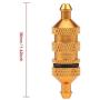 V GEBY RC Oil Fuel Filter, Alloy Aluminum Oil Nitro Fuel Filter Fit for 1/8 1/10 Scale RC Crawler Buggy Car Upgrade Parts(Gold)