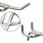 100 Pack 2 inch Metal Pegboard Hooks fits 1/8 or 1/4 inch Pegboard and Slatwall Holes, 1/8 inch Diameter PEG Board Pegboard Shelving Hooks for Garage, Kitchen, Craft Shop, Retail Shop, Office 100 Pack 2 inch Metal Pegboard Hooks fits 1/8 or 1/4 inch Pegboard and Slatwall Holes, 1/8 inch Diameter PEG Board Pegboard Shelving Hooks for Garage, Kitchen, Craft Shop, Retail Shop, Office