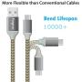 USB to USB C Cable (10ft), Fasgear 3 Pack Long Type C Cable Nylon Braided Fast Charging Compatible with Galaxy Note 8 9 S8/S9/S10/S10+, LG V20/G6 and More (Gold/Red/Purple)