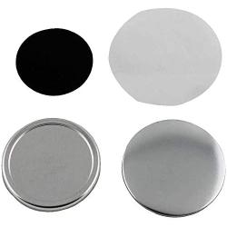 Rubber Magnetic 1'' 25mm 100sets Badge Button Parts Maker Freezer Sticker DIY