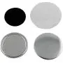 Rubber Magnetic 1'' 25mm 100sets Badge Button Parts Maker Freezer Sticker DIY Rubber Magnetic 1'' 25mm 100sets Badge Button Parts Maker Freezer Sticker DIY