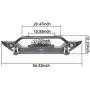 Hooke Road Wrangler TJ Rear Bumper with Tire Carrier + Front Bumpers Combo Compatible with Jeep Wrangler TJ 1997-2006 Hooke Road Wrangler TJ Rear Bumper with Tire Carrier + Front Bumpers Combo Compatible with Jeep Wrangler TJ 1997-2006