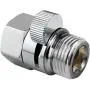 PIH Shower Volume Control Valve, Shut-Off One Piece Copper Brass Made, 1/2 Standard Connection, Chrome Polished