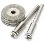 Dophee 10pcs Mini Diamond Coated Cutting Off Discs Fit Rotary Tool Replacement for Dremel Drill (16mm) Dophee 10pcs Mini Diamond Coated Cutting Off Discs Fit Rotary Tool Replacement for Dremel Drill (16mm)