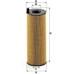 Mann Filter HU 8001 x Metal Free Oil Filter Element