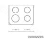 KITCHEN BASICS 101 Replacement Chrome Drip Pans for Whirlpool W10196405 and W10196406 - Includes an 8-Inch and 3 6-Inch Pans, 4 Pack