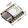 seeed studio Seeeduino XIAO Board Based on SAMD21Cortex M0+, 100% Compatible with Arduino IDE, Mounted breadboard Compatible USB Type-C (3pcs) seeed studio Seeeduino XIAO Board Based on SAMD21Cortex M0+, 100% Compatible with Arduino IDE, Mounted breadboard Compatible USB Type-C (3pcs)