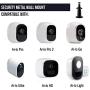 AxPower Security Metal Wall Mount Adjustable Indoor/Outdoor Aluminium Alloy Camera Mount Compatible with Arlo, Arlo Pro 3, Arlo Pro 2, Arlo Ultra, Ring Stick Up Cam (5 Pack, Black)