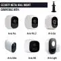 AxPower Security Metal Wall Mount Adjustable Indoor/Outdoor Aluminium Alloy Camera Mount Compatible with Arlo, Arlo Pro 3, Arlo Pro 2, Arlo Ultra, Ring Stick Up Cam (5 Pack, Black)