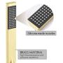 KES Shower System 10 Inches Rain Shower Head with Handheld Shower Faucets Sets Complete Pressure Balance Shower Valve and Trim Kit Brushed Brass, XB6230-BZ