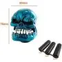 Lunsom Skull Shift Knobs Resin Shifter Head Most Car Transmission Shifting Stick Handle Fit Most Automatic Manual Vehicle (Metal Blue) Lunsom Skull Shift Knobs Resin Shifter Head Most Car Transmission Shifting Stick Handle Fit Most Automatic Manual Vehicle (Metal Blue)