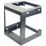 Raising Electronics 9U Wall Mount Open Frame 19 Inch Server Equipment Rack Threaded 15 Inch Depth Black (9U)