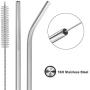 Travel Utensils, Tifanso Reusable Utensils with Case, Portable Travel Camping Cutlery Set, 9-Piece including Knife Fork Spoon Chopsticks Cleaning Brush Metal Straws, Stainless Steel Flatware Set