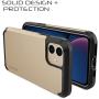 Luvvitt Ultra Armor Case Designed for iPhone 11 2019 with Removable Metal Plate for Magnetic Holder (car Phone Mount Cradle is not Included) for Apple iPhone XI 11 6.1 inch Screen - Gold