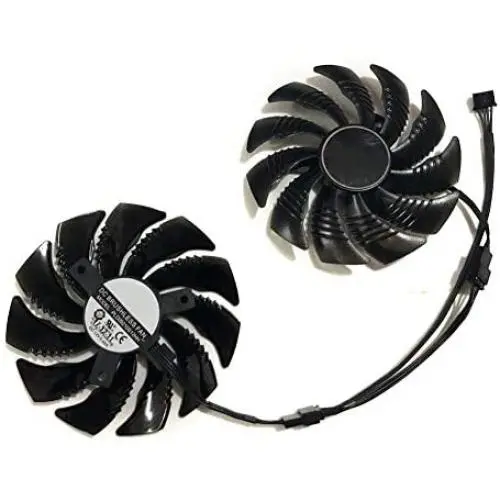 2pcs/Set 87MM PLD09210S12HH RX570 RX580 aorus GPU Cooler Cooling Fan for GIGABYTE RX 580/570 AORUS Grahics Card VGA Replacement (1 Pair PLD09210S12HH) 2pcs/Set 87MM PLD09210S12HH RX570 RX580 aorus GPU Cooler Cooling Fan for GIGABYTE RX 580/570 AORUS Grahics Card VGA Replacement (1 Pair PLD09210S12HH)