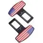 2 Packs Car Seat Belt Clip, Car Seat Belt Silencer Metal Tongue, Seat Safety Belt Buckle Auto Metal Seat, Universal Fit, National Flag 2 Packs Car Seat Belt Clip, Car Seat Belt Silencer Metal Tongue, Seat Safety Belt Buckle Auto Metal Seat, Universal Fit, National Flag