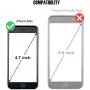 OCASE iPhone 6S Case [Screen Protector Included] Leather Wallet Flip Case for iPhone 6 / 6S Devices 4.7 Inch - Black
