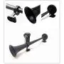 AIHOME Car Horn Super Loud Air Horn 150DB Truck horn 45cm Chrome Zinc Black Single Trumpet Truck Air Horn with Compressor Electric Metal Horn loudspeaker for Any 12V Car Lorry Train Boat Moto etc AIHOME Car Horn Super Loud Air Horn 150DB Truck horn 45cm Chrome Zinc Black Single Trumpet Truck Air Horn with Compressor Electric Metal Horn loudspeaker for Any 12V Car Lorry Train Boat Moto etc