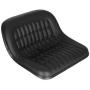 Pan Seat 19'' Cushion with 7'' Spacing Vinyl Black Compatible with Ford 5100 2810 4600 2600 4100 2310 4330 4400 3500 5000 2100 7000 3910 2120 2110 6700 4000 2910 5900 3000 6600 4110 3610 4610 2000 3600