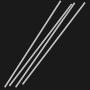 Favordrory 4 Pieces 304 Stainless Steel 6mm x 356mm Model Straight Metal Round Shaft Rods, Lathe Bar Stock for Toy Car Helicopter Airplane
