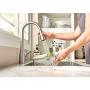 Moen 7594SRS Arbor One Handle Pulldown Kitchen Faucet Featuring Power Boost and Reflex, 3/8 Inch, Spot Resist Stainless