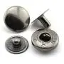 120 Sets 10mm Metal Snap Fasteners Press Stud Rounded Sewing Rivet Buttons Clothing Leather Craft DIY Poppers Black 120 Sets 10mm Metal Snap Fasteners Press Stud Rounded Sewing Rivet Buttons Clothing Leather Craft DIY Poppers Black
