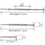 Muzata 1/8'' Cable Railing Kit,10Pack Lag Swage Turnbuckle Tensioners and 10pack End Fittings,T316 Marine Grade Stainless Steel,10Pair Wire Rope Rail Hardware CK21,Series CA1 CD2 CS2